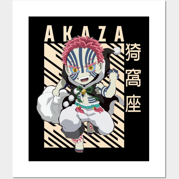 Akaza - Demon Slayer Wall Art by Otaku Emporium